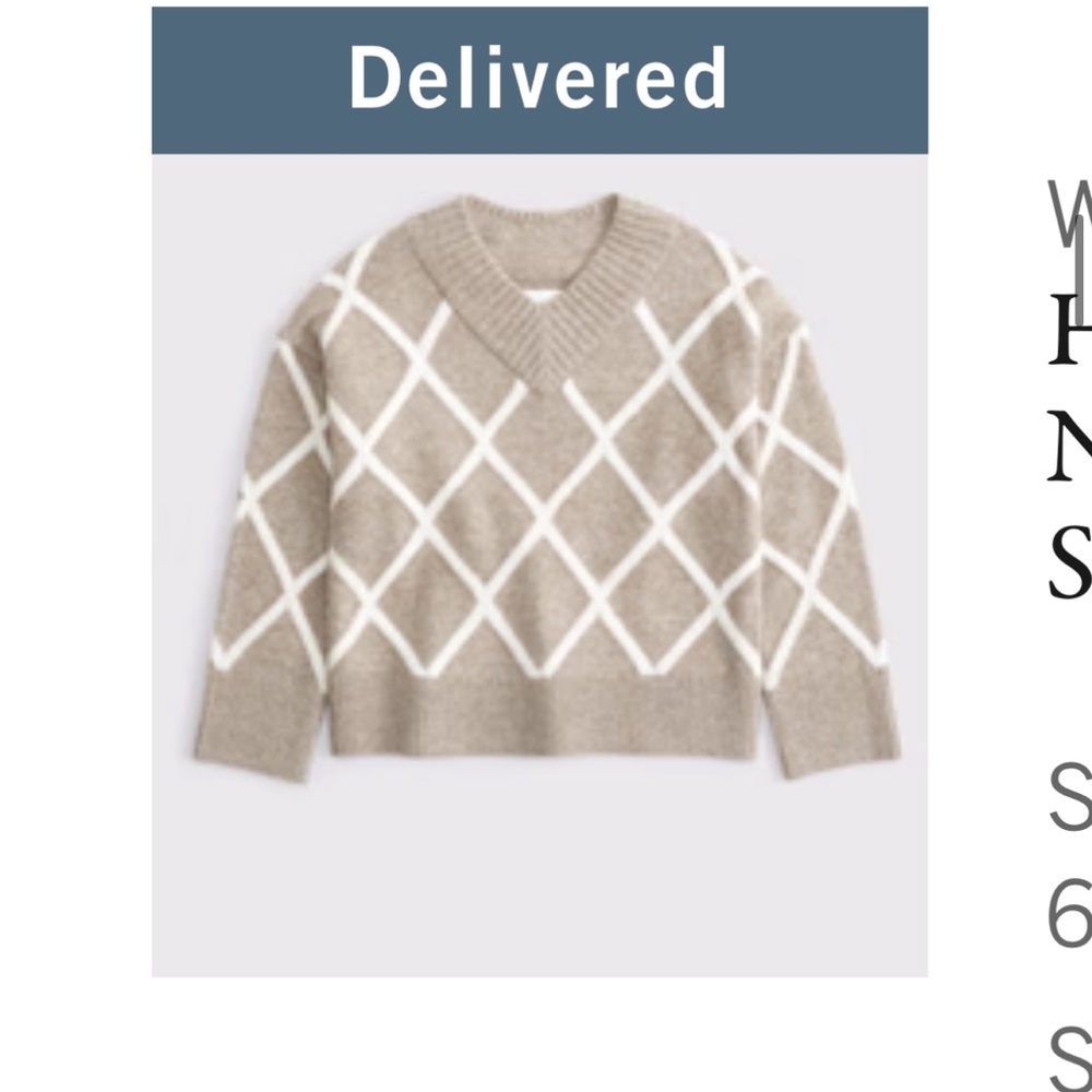 Abercrombie and fitch vneck sweater